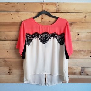 Color Block Blouse